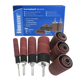10Pcs Sanding Drums Sleeves Polishing Rolls, Abrasive