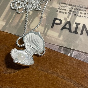 Collar con Colgante de Rodaja de Pera de Nieve de Plata de Ley S925, Diseño Único y Original, Cadena de Clavícula Pequeña y Fresca, Producto de Regalo Fresco - Product Image 1