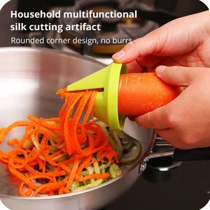 Accesorios de Cocina, Triturador Cónico en Espiral, Antioxidante, Anticorrosivo, Triturador Giratorio, Rebanador de Verduras de Plástico, Cortador de Patatas - Product Image 2
