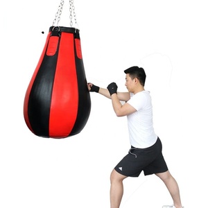 Factory fitness training ball boxing sandbag heavy standing punching bag with stand