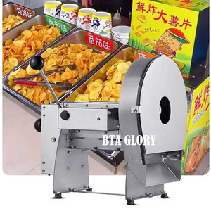 Línea automática de procesamiento de patatas fritas, cortadora de patatas, limón, verduras, frutas, máquina cortadora - Product Image 6