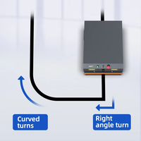 Véhicule à Guidage Automatisé Intelligent Xbot 100KG avec Navigation Magnétique et Précision de 10mm pour Solutions Logistiques Industrielles