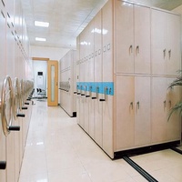 Meuble de classement métallique réglable pour bureau, système de rangement mobile moderne pour archives, idéal pour bibliothèque, école, atelier, salle de sport