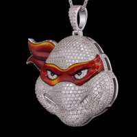 Collana da Uomo Hip Hop Personalizzata in Argento Sterling 925 con Moissanite, Completamente Tempestata di Diamanti, Ideale per Spettacoli di Rap, Feste e Regali - Offerta Speciale