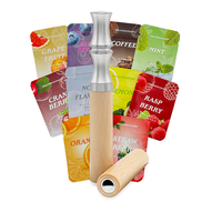 Insert en coton d'aromathérapie sans vapeur Puff Air, sans nicotine, saveur personnalisée, bâtonnet pour arrêter de fumer, inhalateur sans fumée avec noyaux