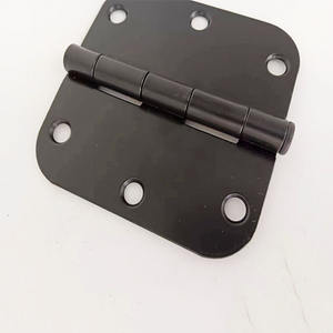 บานพับประตูสปริงมุมทรงกลมทำจากโลหะรัศมี5/8อุปกรณ์เสริมฮาร์ดแวร์เฟอร์นิเจอร์เหล็กเหล็ก - Product Image 1