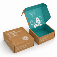 Boîte d'expédition en kraft personnalisée de haute qualité avec logo imprimé, boîte en carton couleur, boîte d'expédition en carton pour vêtements, petite entreprise