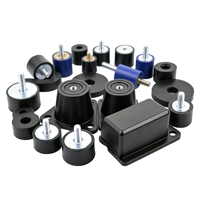Pieds en caoutchouc sur mesure pour usine, patins anti-vibration, pieds réglables pour machines industrielles et meubles, dureté 30~90 Shore
