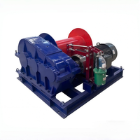Torno eléctrico de cable de acero de frecuencia variable de 3 a 100 toneladas con control PLC de baja velocidad para instalación de equipos