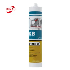 PINSU-KB perekat kuat untuk dapur dan kamar mandi perlindungan jamur peran panjang sealant transparan netral