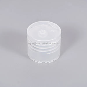 Transparent 20mm petit bouchon à pression une main ouvert capuchon supérieur à rabat pour Gel pour les mains liquide désinfectant pour les mains emballage fermeture en plastique - Product Image 3