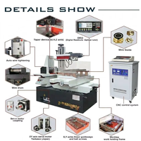 Machine de découpe à fil CNC DK7720, WEDM à grande vitesse, en stock, prête à être expédiée pour la fabrication de moules