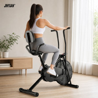 Vélo d'exercice Air Bike avec dossier et ventilateur, résistance réglable, équipement de cardio-training pour salle de sport – Vente directe usine