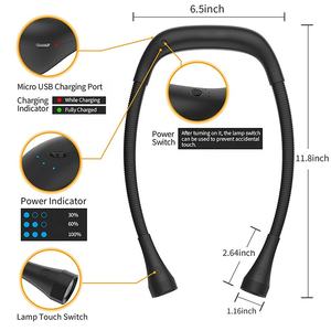 ANDS REE weight peso Ncuello ading eading ight 3 Colores recargable Book ight para Reading en Ed, Knitting ight, Ross Titch - Product Image 3