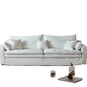 Sofa vải hiện đại, có thể tháo rời và có thể giặt được, hàng thẳng, mềm mại và thoải mái, sofa mây - Product Image 1