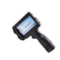 Impresora de inyección de tinta portátil pequeña para codificación de cartuchos de tinta de secado rápido, impresión de códigos QR y fechas en bolsas de embalaje de alimentos y telas