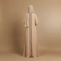 Abaya plissée 2026 : Nouvelle collection élégante, vente en gros, mode modeste pour femmes musulmanes, décontractée et de prière