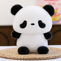 Peluches assorties pour machine à prix, en tissu pelucheux à poils longs, avec détails d'yeux brodés, 25 cm, pour centre de divertissement familial