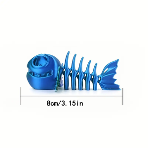 Modelo de Juguete Creativo de Pez Esqueleto Impreso en 3D con Articulaciones Móviles, Animales y Dinosaurios de Moda para Niños - Product Image 2
