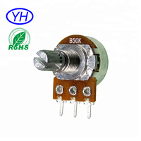 Potentiomètres rotatifs mono de haute qualité 16 mm WH148 1K 5k 10k 20k 50k 100k 500k alpha RV16 alps RK163 b200k