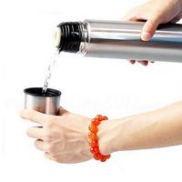 Bouteille isotherme classique en acier inoxydable de 750 ml, étanche, pour le sport et les cadeaux d'affaires, vente en gros
