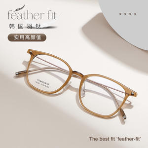 Montures de lunettes ovales en titane IP 51-19-150, légères, monture complète, unisexe, verres en résine, fabriquées à Danyang - Product Image 3