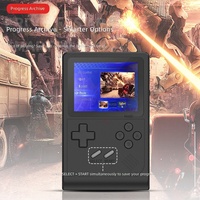 Console de jeu portable sans fil, mémoire 8 Go, rouge et blanc, double jeu, écran HD 3 pouces