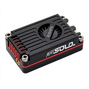 RUSH TANK MAX SOLO 5.8GHz 2.5W Transmisor de Video VTX de Alta Potencia con Ventilador de Refrigeración, Carcasa CNC, para Drones RC FPV de Largo Alcance y Ala Fija - Product Image 1