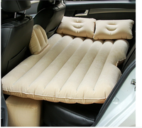 Matelas gonflable de voiture à surface souple floquée, lit pneumatique de voiture SUV, siège arrière de voiture auto-conduite, matelas gonflable