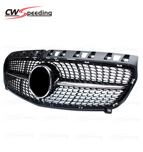 Parrilla Delantera de ABS Estilo STAR (Negra) para MERCEDES BENZ Clase A W176 <span class=keywords><strong>A180</strong></span> A200 A250 A260 AMG <span class=keywords><strong>A45</strong></span> 2013-2015 - Product Image 3