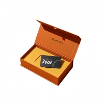 Boîte magnétique rigide en carton recyclé pour cartes NFC, idéale pour cartes de visite, emballage papier, boîte en forme de livre