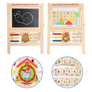 Bảng Vẽ Gỗ Mầm Non Bộ Vẽ Đa Năng 2 Trong 1 Đồ Chơi Bằng Gỗ Cho Trẻ Em Bảng Vẽ Chữ Và Số Đồ Chơi Cho Trẻ Em - Product Image 2
