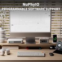 OEM ODM Wireless Mechanical Keyboard Hot Swappable Custom Low Profile Keyboard 103 Keys Computer Gaming Keyboard Supports Touch
