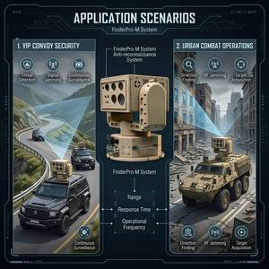 Système de protection anti-jamming laser VIP Motorcade avec télécommande, portée de détection de 2000 m et vitesse de 80 km/h pour la sécurité publique - Product Image 5