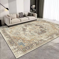 Tapis de salon de luxe léger, haut de gamme, résistant aux taches, facile à nettoyer, imperméable, style italien minimaliste moderne