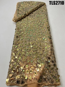 Senegal/ghana pizzo per abito moda <span class=keywords><strong>Organza</strong></span> pizzo paillettes maglia tessuto di pizzo africano tessuto Voile 100% <span class=keywords><strong>cotone</strong></span> sostenibile - Product Image 6