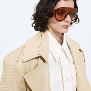 Bottega BV Retro Tortoise <b>Shell</b> Sunglasses with <b>Light</b> Brown Gradient Lenses UV Protection Fashion Eyewear Veneta - Product Image 5