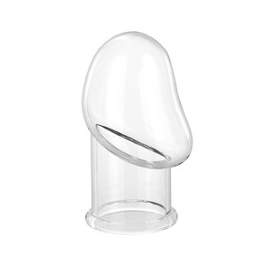 Open-Ended Glans Cover Transparent <b>Tpe</b> Delay Sex Time For Adult Use - Product Image 3