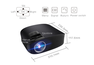 Rạp hát tại nhà thông minh Android văn phòng kinh doanh chiếu 1080P 4K kép Wifi LED xách tay 3D Máy chiếu mini - Product Image 5