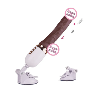 Potente automatica del sesso mitragliatrice vibratore Dildo per la masturbazione delle donne adulte forte di aspirazione del Silicone macchina di amore - Product Image 3