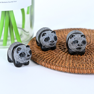 Animaux en cristal en gros, sculptures en obsidienne noire faites à la main pour cadeaux souvenirs - Product Image 2