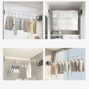 Y26 Portable blanchisserie vêtements <span class=keywords><strong>ligne</strong></span> de séchage pour petit espace balcons chambre mural <span class=keywords><strong>ligne</strong></span> de vêtements rétractable corde à <span class=keywords><strong>linge</strong></span> - Product Image 6