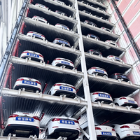 Garage de stationnement intelligent à levage vertical et grande capacité avec système stéréo