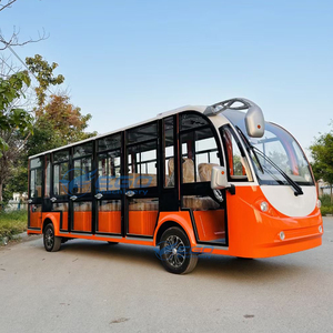 Autobús Eléctrico de 17 Plazas de Alta Calidad 2026, Autobús Eléctrico Urbano de 72V, Autobús Turístico Premium, Vehículo Turístico con Cabina Cerrada - Product Image 2