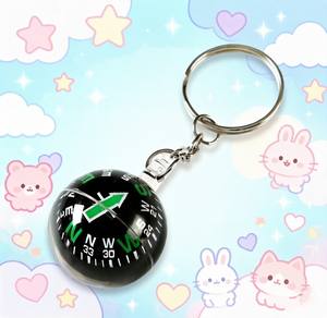 PoeticExist 2026 – Mini boussole à bille liquide pour porte-clés, vente en gros à prix abordable - Product Image 4