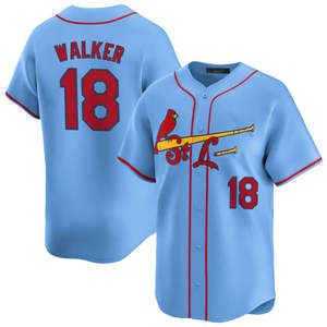 2025 hombres St. Louis alternativo azul claro limitado Jersey camisetas de béisbol personalizadas logotipos bordados transpirable de talla grande cosido - Product Image 5