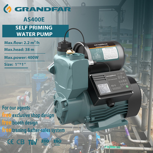 Bomba de Agua de Alto Rendimiento Grandfar AS400E de 400W, 2.2m³/h, 38m de Altura, Autocebante, con Motor de Cobre para Agua Limpia - Product Image 1