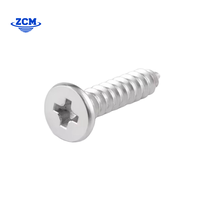 Vis autotaraudeuses à tête cylindrique Phillips en acier inoxydable SS 304/316/410 M2-M5 métriques et impériales