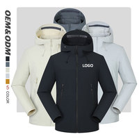 Veste coupe-vent unisexe personnalisée imperméable en polyester pour l'extérieur, fabricant et fournisseur OEM