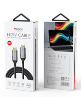 Cable H Yesido 8K Ultra Clear con Carcasa Metálica e Interfaz sin Retraso en la Transferencia de Datos